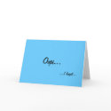Forgot to send Holiday Card Card by pulsDesign Forgot to send Holiday Card Card
