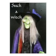 FORGOT YOUR BIRTHDAY-SUCH A WITCH GREETING CARDS
