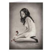 Forgotten Roses Greeting Card cards