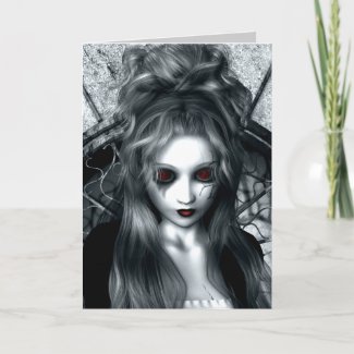 Forgotten Tempest Gothic Greeting Card card