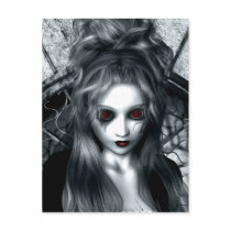 Forgotten Tempest Gothic Postcard by darkdreams Forgotten Tempest Gothic Postcard