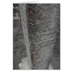 Forgotten Words Sepia Card