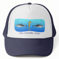 Forida Keys Shark and Seahorse Hat