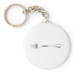 Fork Art Keychain