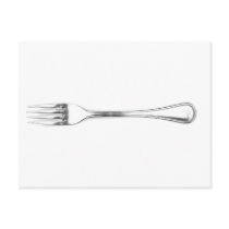 Fork Art Post Card