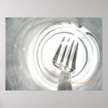 Fork in Glass Print