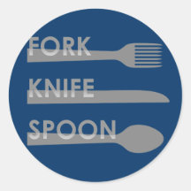 Fork, Knife, Spoon Sticker
