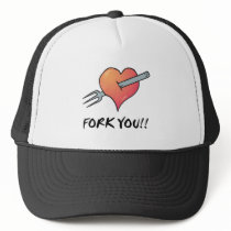 fork you trucker hat
