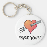 fork you keychain
