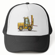 Forklift Truck Construction Hats by art1st Forklift Truck Construction Hats