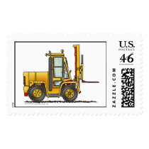 Forklift Truck Construction Stamps by art1st Forklift Truck Construction Stamps