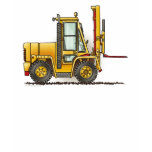 Forklift Truck Girls T-Shirt