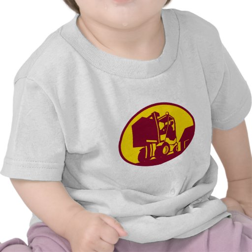 Forklift Truck Operator Retro Shirt