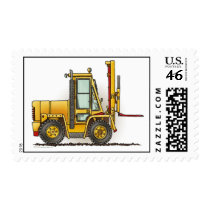 Forklift Truck Postage Stamp