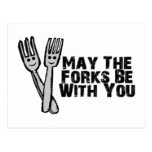Forks Be With You postcards