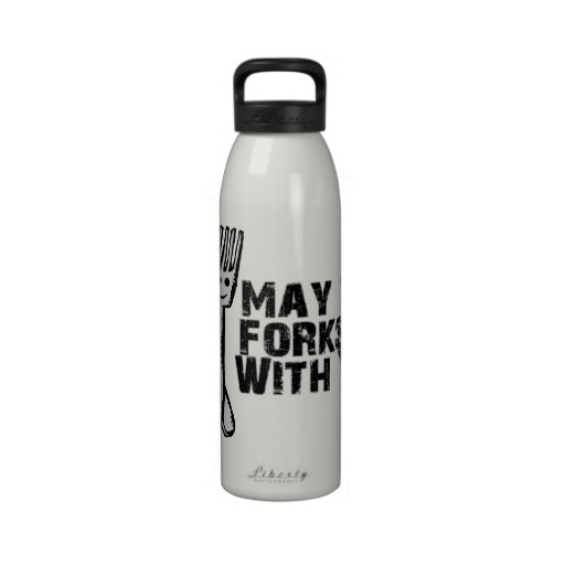 Forks Be With You Water Bottle
