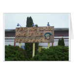 Forks High School, Home of the Spartans cards