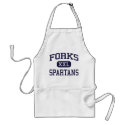 Forks - Spartans - High School - Forks Washington aprons by customteamsportswear Forks - Spartans - High School - Forks Washington aprons