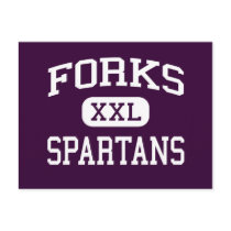 Forks - Spartans - High School - Forks Washington Postcard