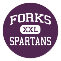 Forks - Spartans - High School - Forks Washington stickers by customteamsportswear Forks - Spartans - High School - Forks Washington stickers