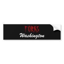 Forks Washington bumper stickers