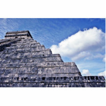 Forma ondulada de la serpiente del EL Castillo Escultura Fotográfica