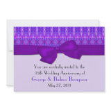 Formal Anniversary Invitation invitation