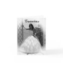formal black and white, Gracias cards