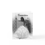 formal black and white, Gracias cards