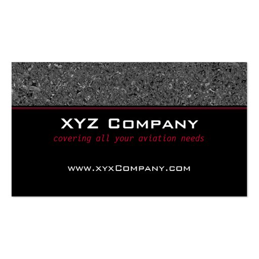 Formal Black (red line) Business Card Templates