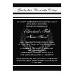 Formal College Graduation Announcements (Black) invitations