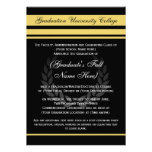 Formal College Graduation Announcements ~ Black
