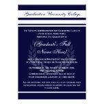 Formal College Graduation Announcements (Blue) invitations