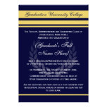 Formal College Graduation Announcements ~ Blue invitations