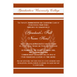 Formal College Graduation Announcements (Orange)
