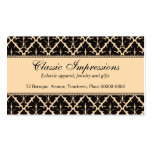 Formal Damask Business Card
