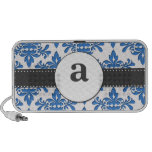 Formal Damask Monogram iPhone Speaker