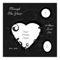 Formal Heart Scrapbook Page posters