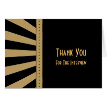 Formal Interview Thank You Card