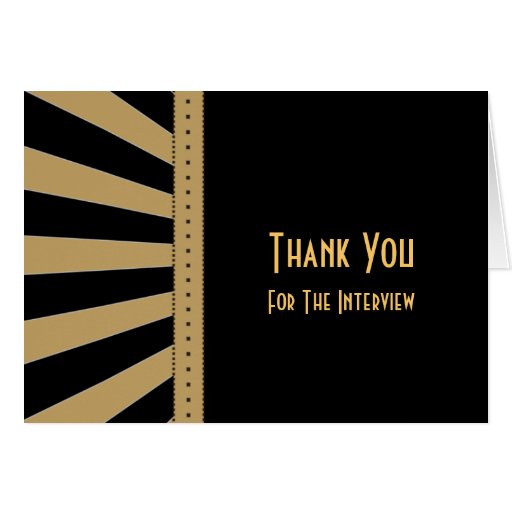 formal interview thank you card zazzle formal thank you