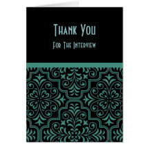 Formal Interview Thank You Card