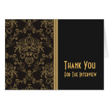 Formal Interview Thank You Card