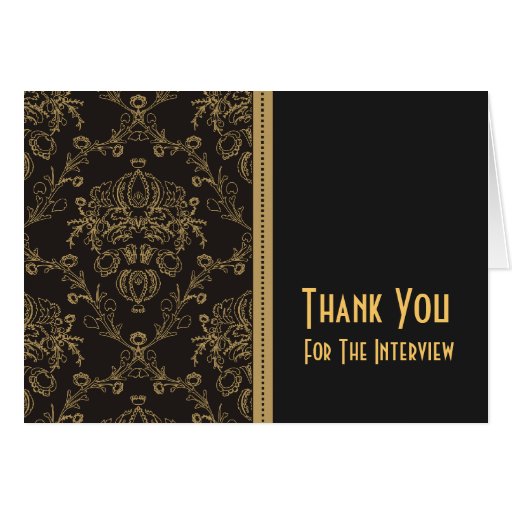 formal interview thank you card zazzle formal you
