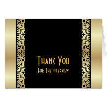 Formal Interview Thank You Card