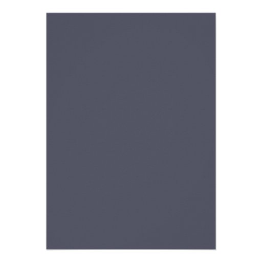 Formal Monogram | Blue Wedding Personalized Announcement