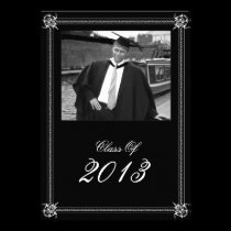 Formal Photo Graduation Invitation invitations