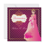 Formal Quinceañera/Quince años princess Personalized Announcements