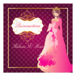 Formal Quinceañera/Quince años princess Personalized Announcements