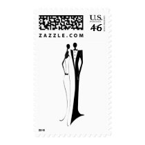 Formal Reception for the Bride and Groom Stamps