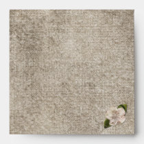 Formal Ribbon & Flower Wedding Envelope envelopes